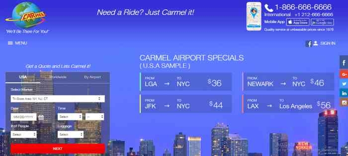 NYC&#039;s Corporate Car Service @Carmellimo