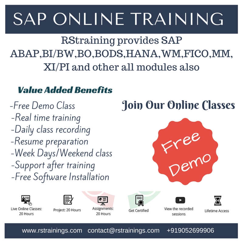 SAP BO online Training USA|BO classroom Training 