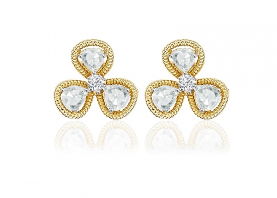 Trifoi Rose Diamond Earrings: Elevate Style — VIVA