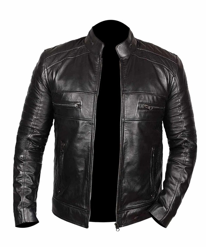 Black-leather-jacket